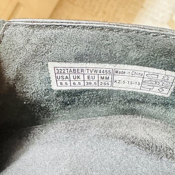 Vionic Boots Womens 8.5 Black Leather Taber Ankle Booties Side Zip Heel Comfort - Picture 9 of 10